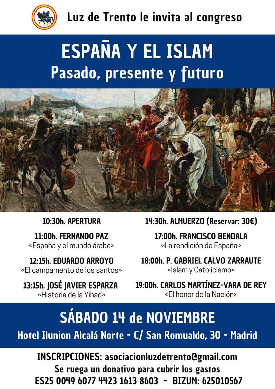 Cartel del congreso España y el Islam. Pasado, presente y futuro