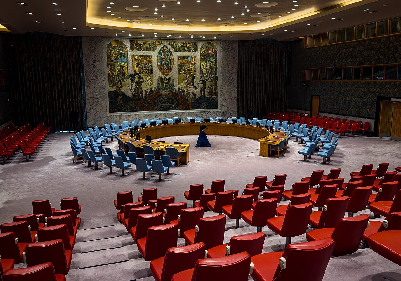 Sala del Consejo de Seguridad de la ONU en Nueva York