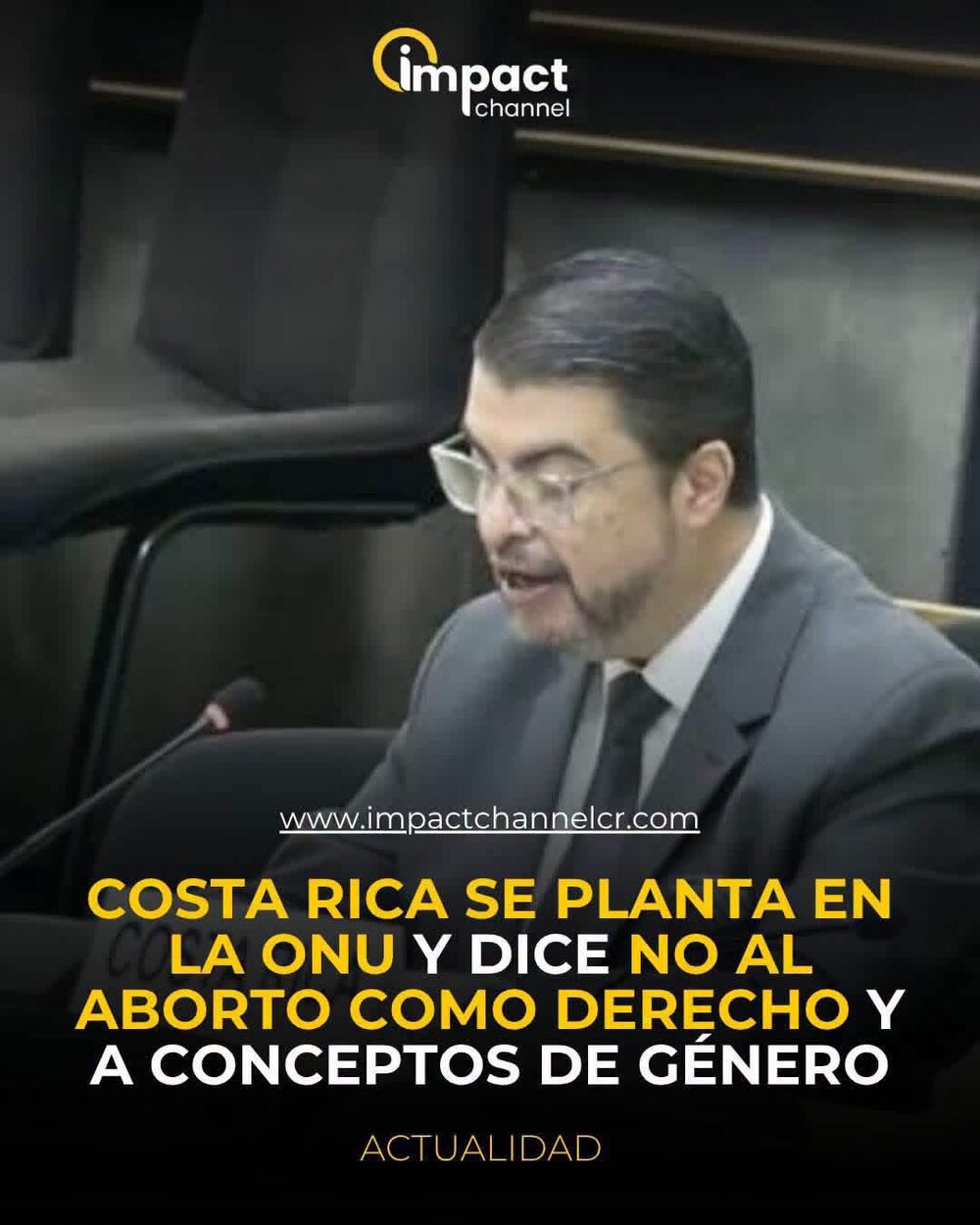 Mario Zamora, representante de Costa Rica ante la ONU