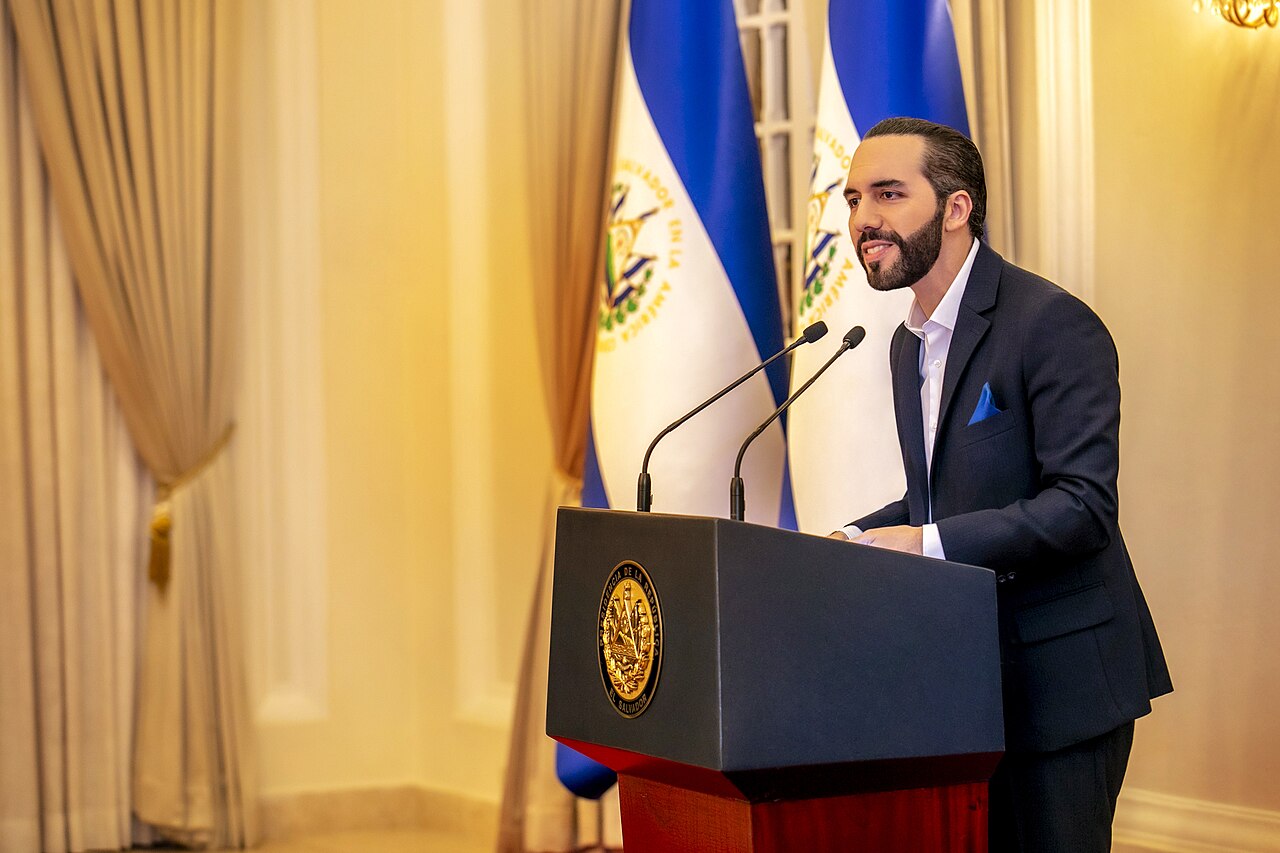 El presidente de El Salvador, Nayib Bukele