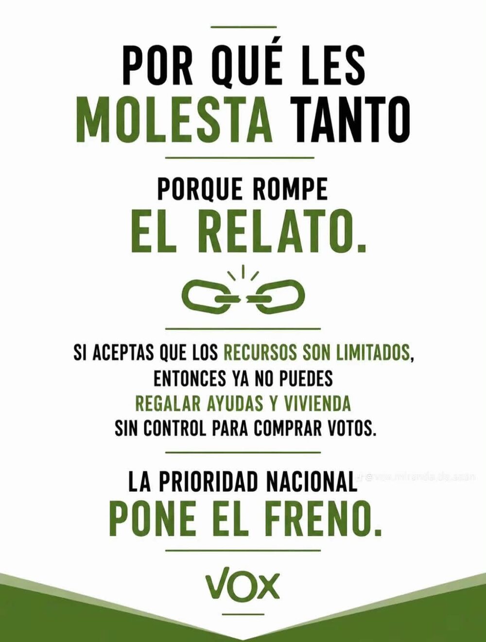 Prioridad nacional VOX - por qué les molesta