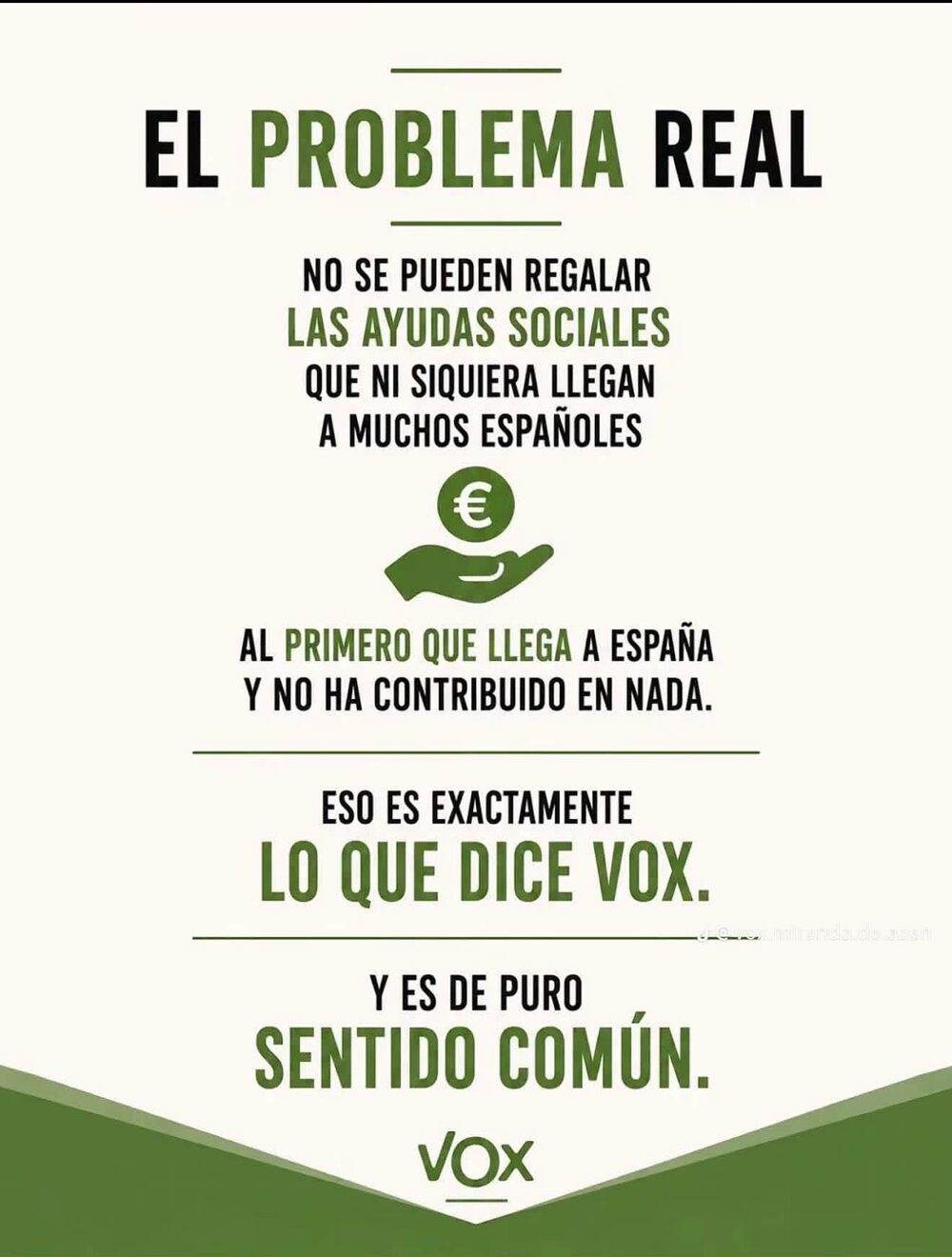 Prioridad nacional VOX - el problema real