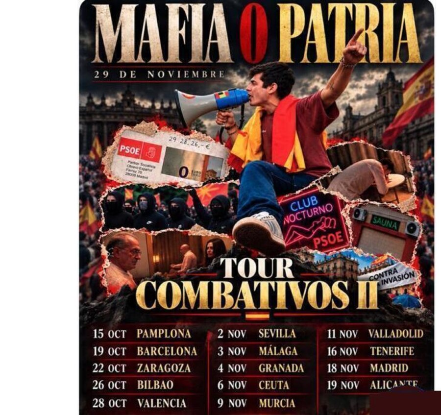 Cartel del Tour Combativos II, Mafia o Patria, de Vito Quiles